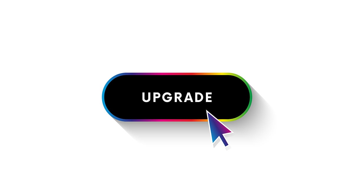 Cursor hovering over "Upgrade" button