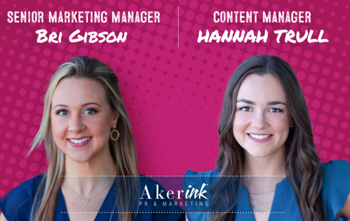 Senior Marketing Manager Bri Gibson and Content Manager Hannah Trull
