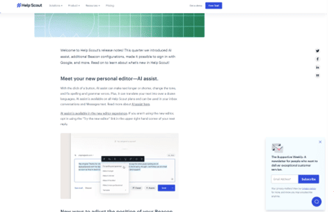 Scroll-Based Pop-Ups