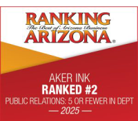 Ranked #2 in AZ for Public Relations by Ranking Arizona